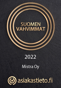 Suomen vahvimmat 2022 Mistra Oy